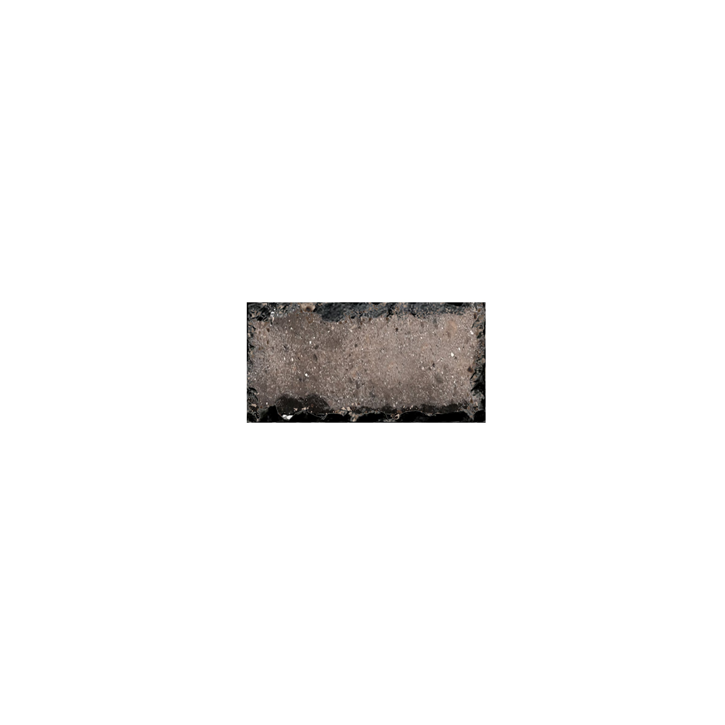Antik Lav Taşı Kırma Tuğla Kahverengi 10x20