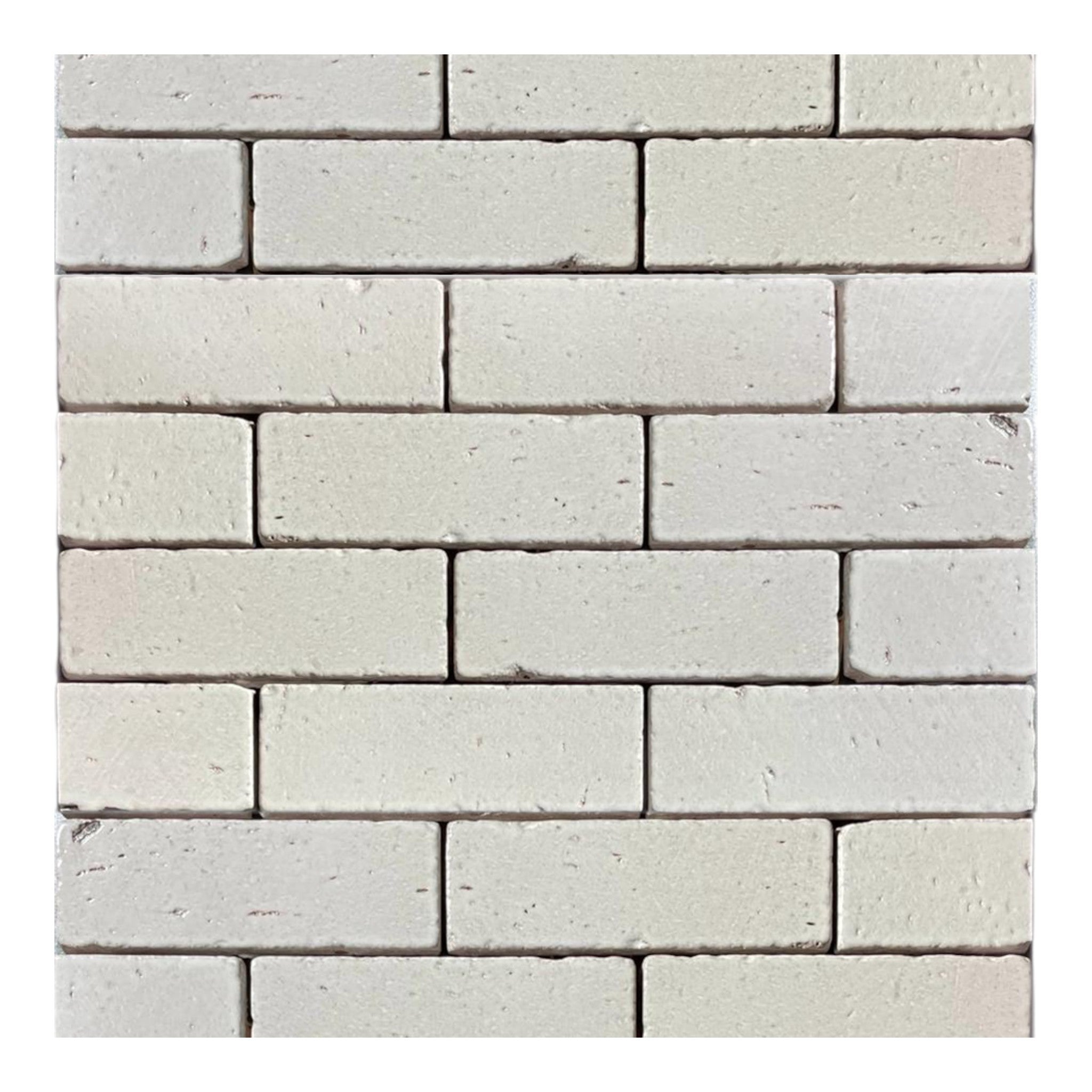 Sırlı Lav Taşı T 5x20 Beyaz