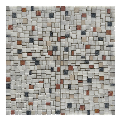 Lykia Marble Mosaic White Mix